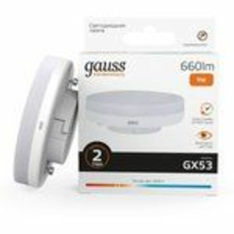 Лампа Gauss LED Elementary GX53 9W 9W 2700K