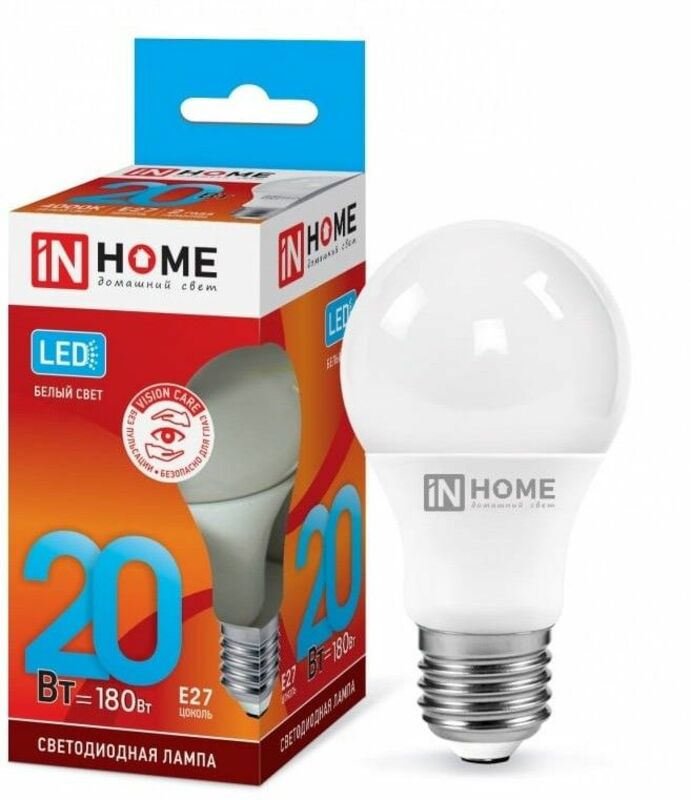 Лампа светодиодная LED-A60-VC 20Вт грушевидная 4000К нейтр. бел. E27 1900лм 230В
