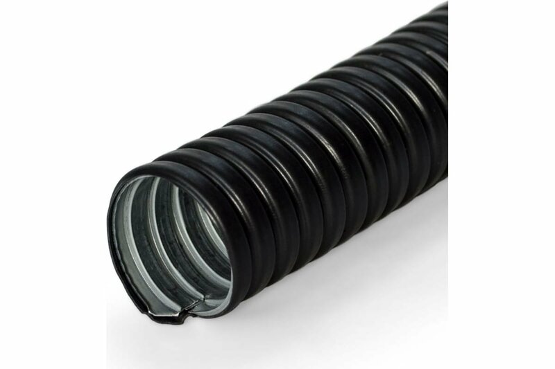 Металлорукав (изол.нг) - 25 мм черный (20м) Урал Пак