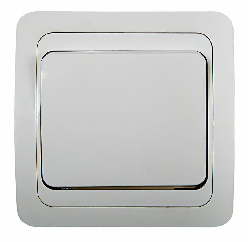 Выключатель 1-кл. СП Classico 10А IP20 2021 бел. ASD / IN HOME