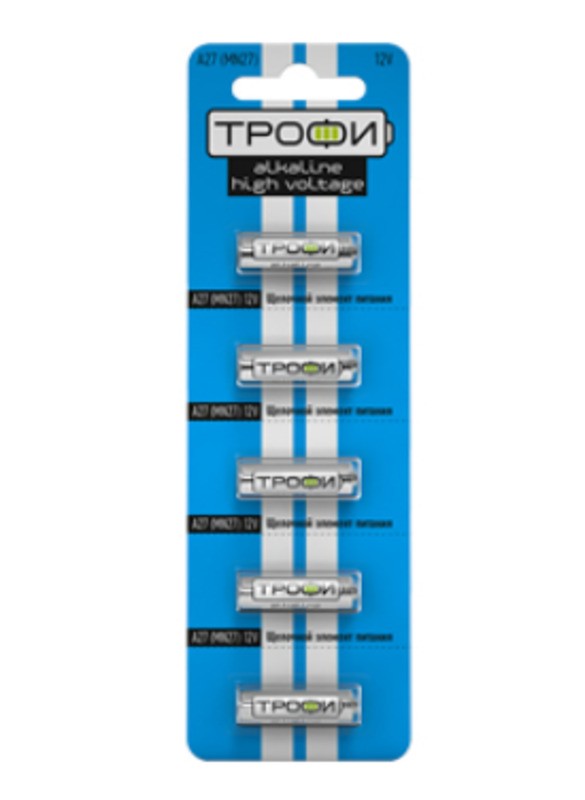 Батарейки Трофи A27-5BL ENERGY POWER Alkaline (100/1000/60000)