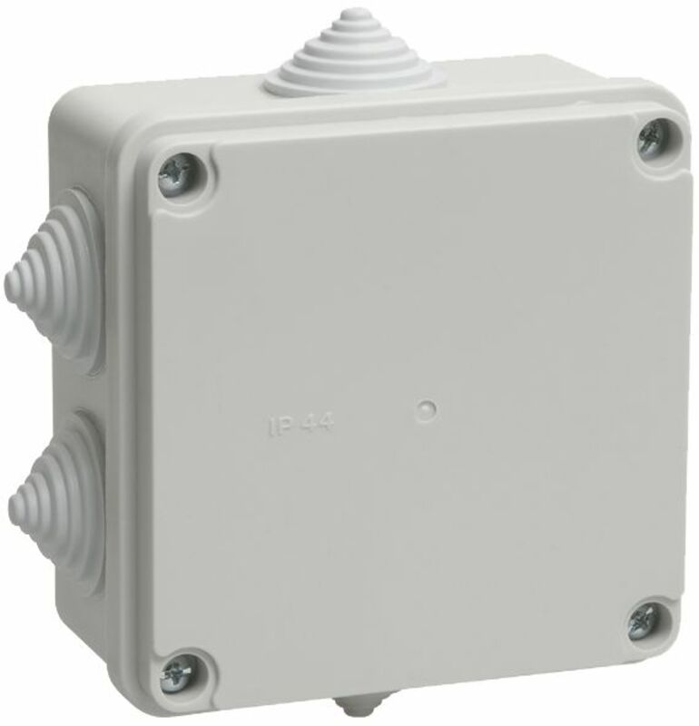 Коробка расп. КМ41233 о/п 100х100х50мм IP44 6вв. 7035 IEK