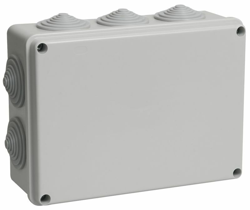 Коробка расп. КМ41243 о/п 190х140х70мм IP44 10вв. 7035 IEK