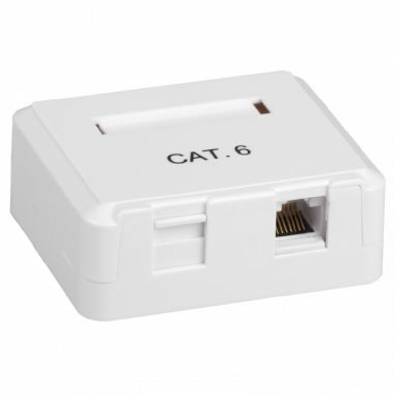 ITK Настенная инф. розетка RJ45 кат. 5E FTP 2-порт