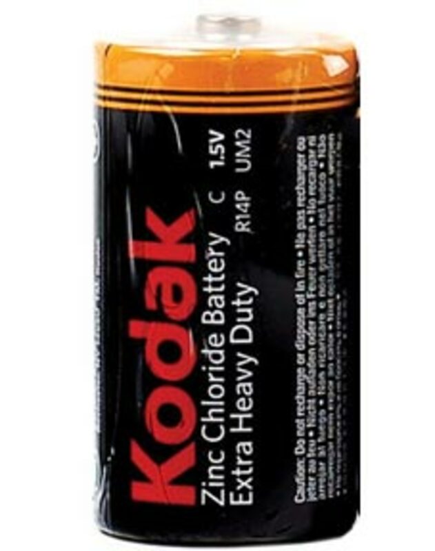 Батарейки Kodak R14-2S SUPER HEAVY DUTY Zinc [KCHZ 2S] (24/144/10368)