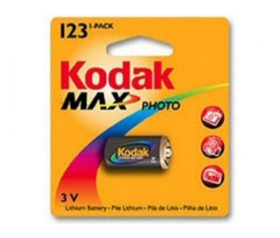 Батарейки Kodak CR123 [ K123LA] MAX Lithium (6/12/10800)