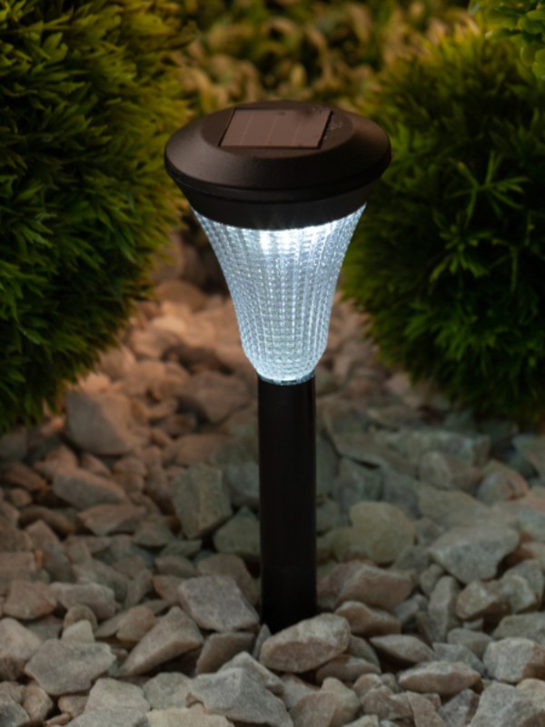 SL-PL31 ЭРА Садовый светильник на солнечной батарее, пластик, черный, 31 см (48/864)