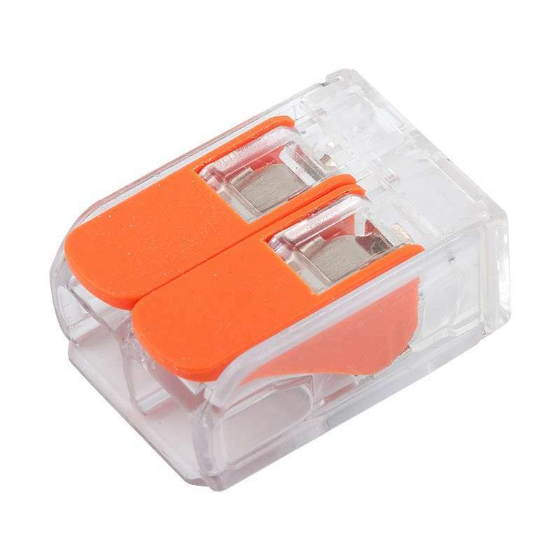 Клемма универсальная СМК 221-412 монтажная 2-проводная, прозрачная компактная General 100/5000