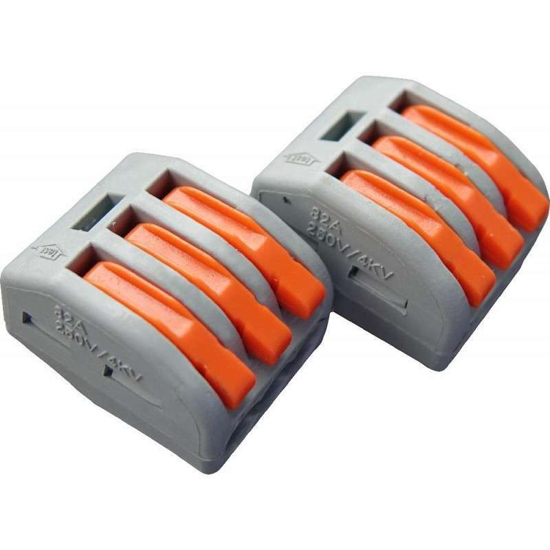 Клемма универсальная General СМК 222-413 3-проводная с рычагом шт., арт. 800482