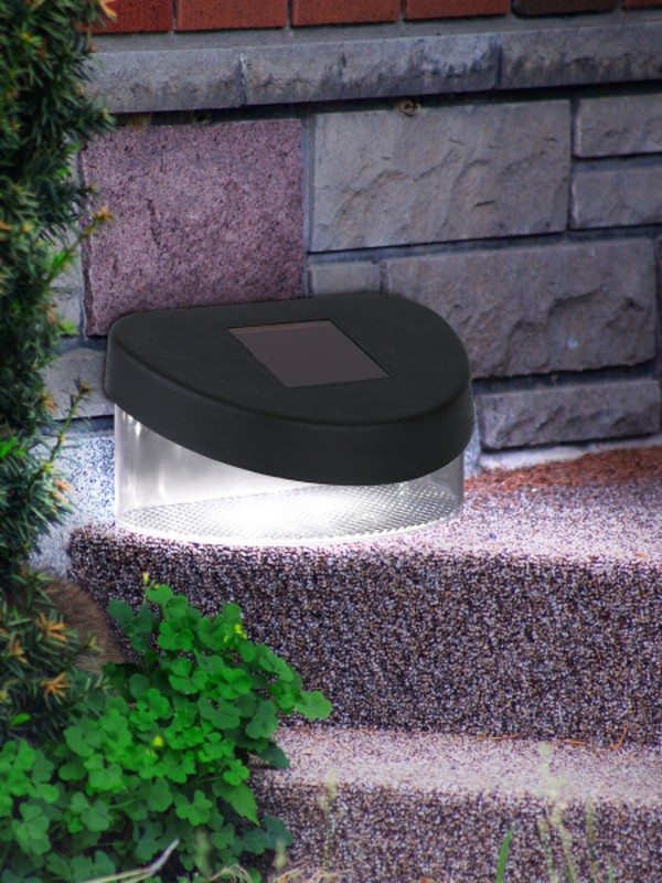 SL-PL8-MNT1 ЭРА Садовый светильник на солнечной батарее, пластик, черный, 5,5 см (24/960)
