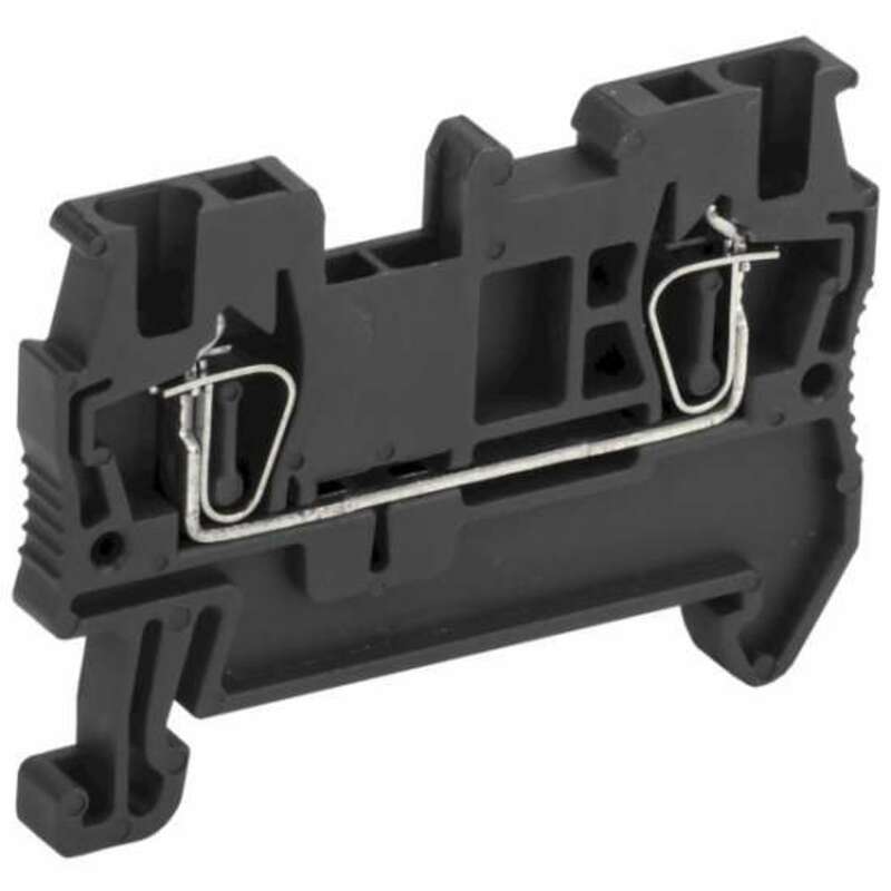 Клемма пружинная КПИ 2в-1,5 17,5А черный IEK