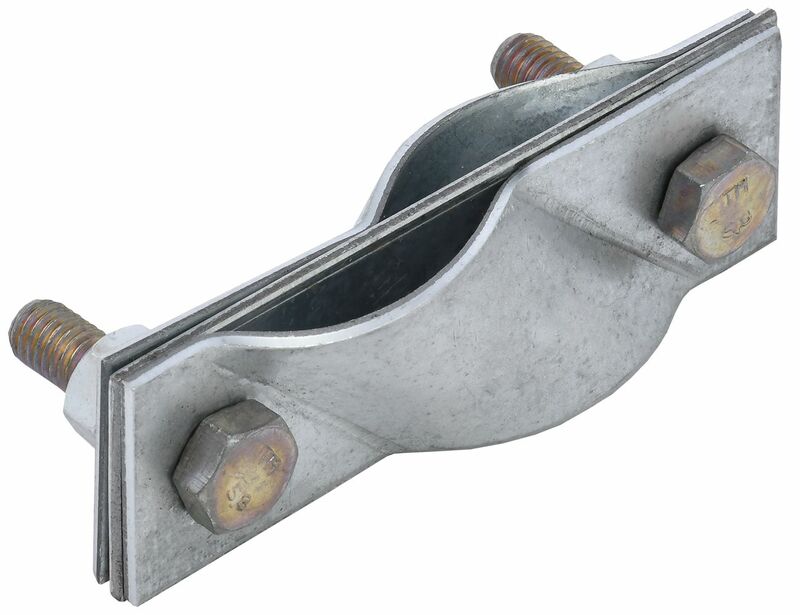 Зажим заземл. диаг. стержень-стержень оц. сталь IEK