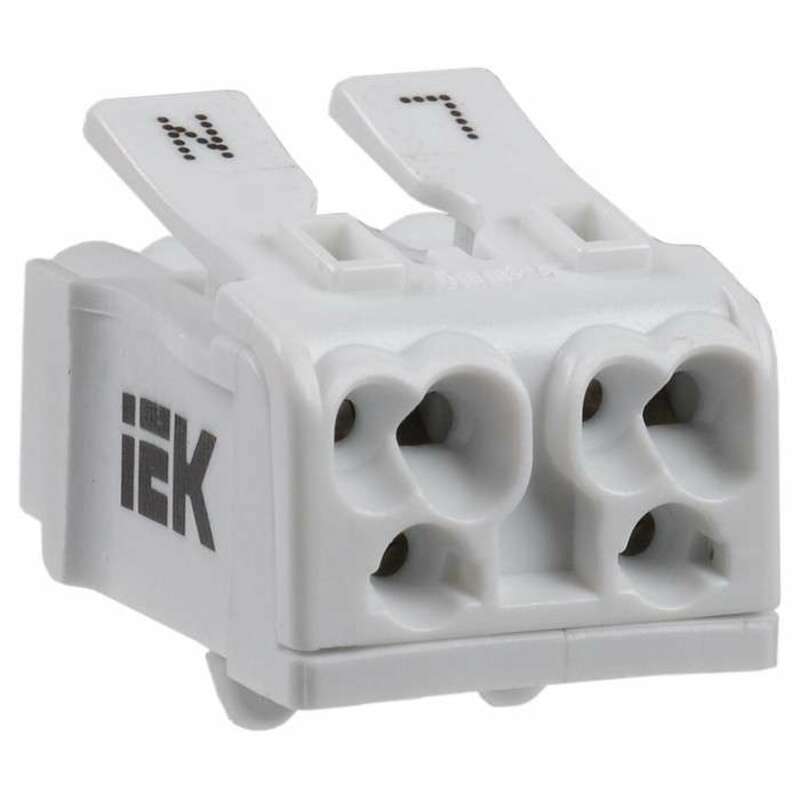 Клемма пружинная соединительная КСПн2-L+N IEK