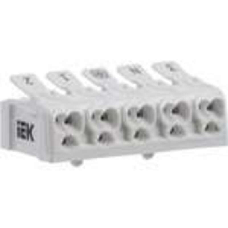Клемма пружинная соединительная КСПн5-3L+N+PE IEK