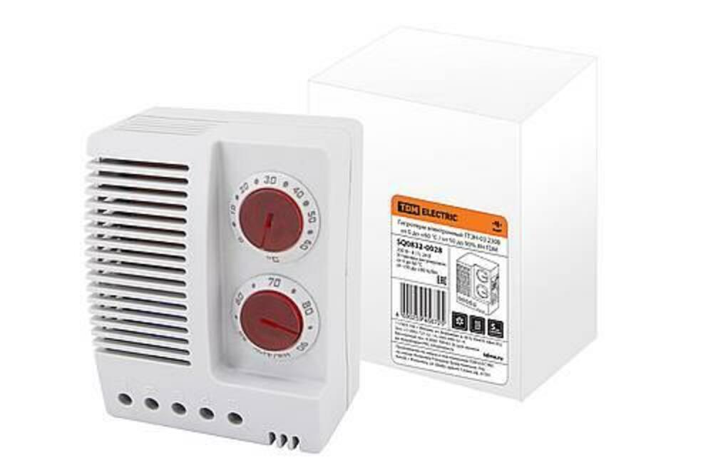 Гигротерм электронный ГТЭН-03 230В от 0 до +60°C/от 50 до 90% TDM