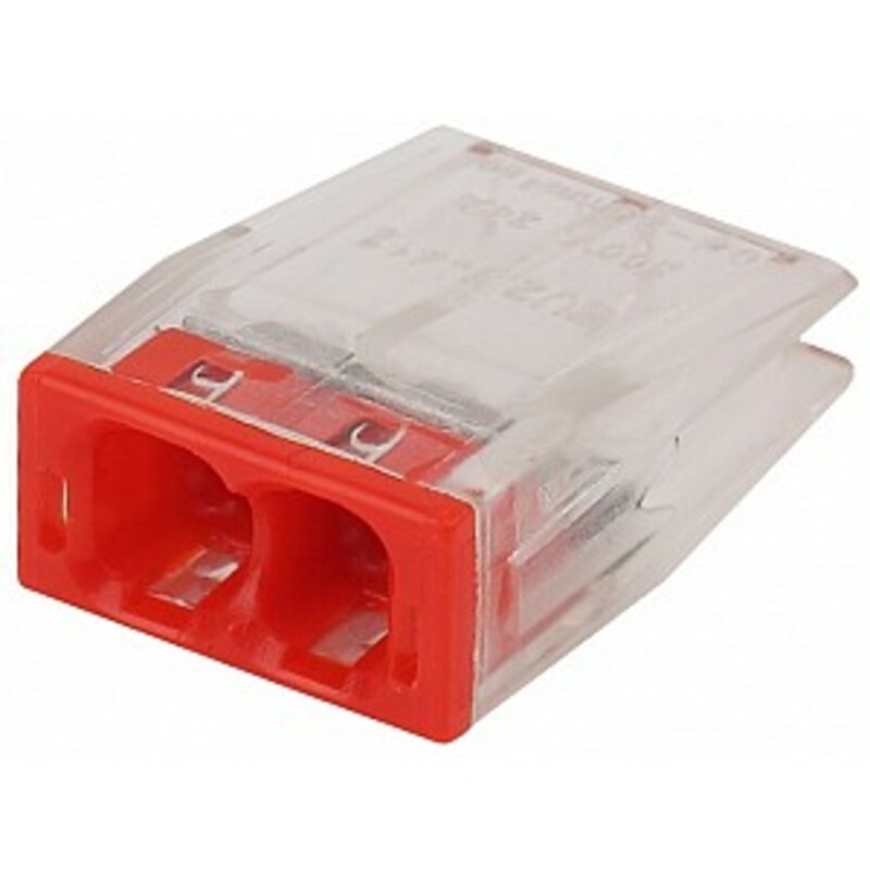 NO-224-22 Клемма ЭРА компактная серия 202 2 отверстия 0.5-2.5 мм2 упаковка 100 шт.