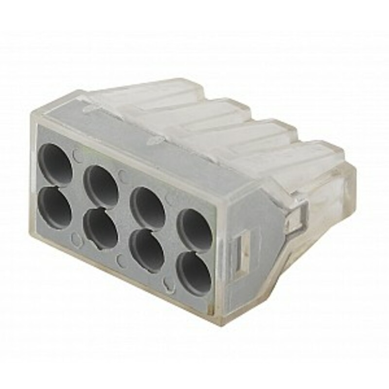 NO-222-22 Клемма ЭРА серия 108 8 отверстий 1.0-2.5мм2 упаковка 50 шт.