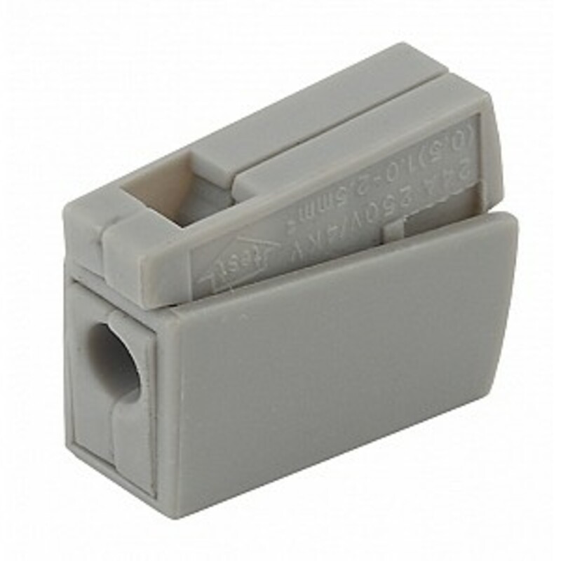 NO-222-26 Клемма ЭРА серия 111 проходная на 1 проводник 1.0-2.5мм2 упаковка 100 шт.