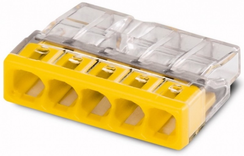 Клемма СМК 772-245, самозажимная, с пастой, 2.5мм&sup2; уп. 5 шт