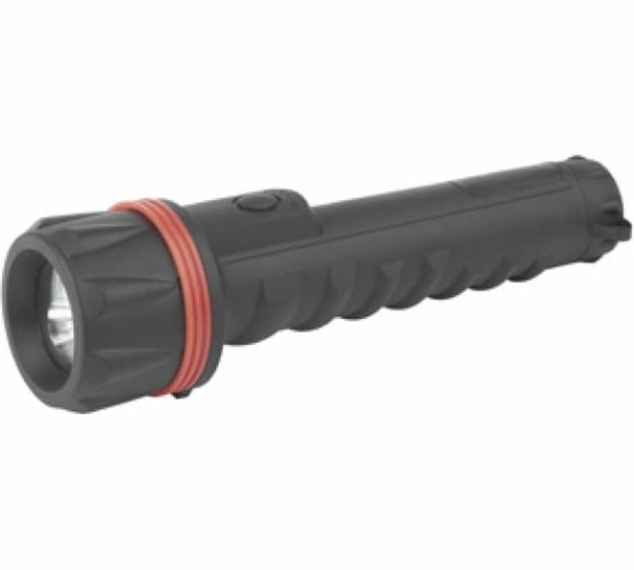 Светодиодный фонарь Трофи TR3D ручной на батарейках резина