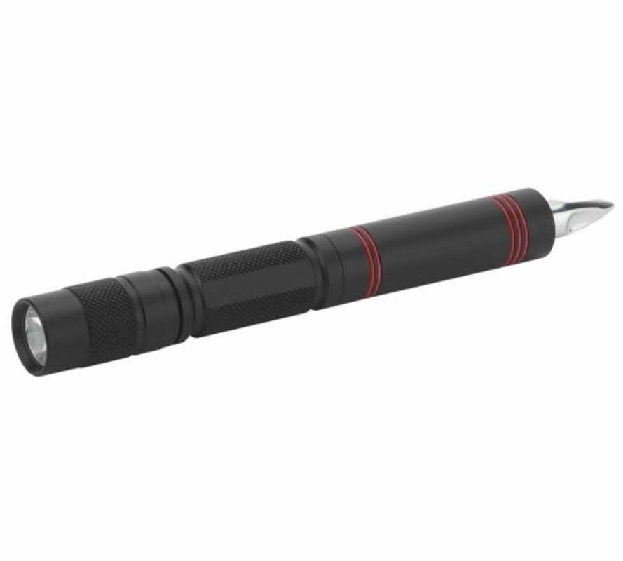 Светодиодный фонарь АРМИЯ РОССИИ MB-603 Кастет ручной на батарейках алюминиевый нож молоток