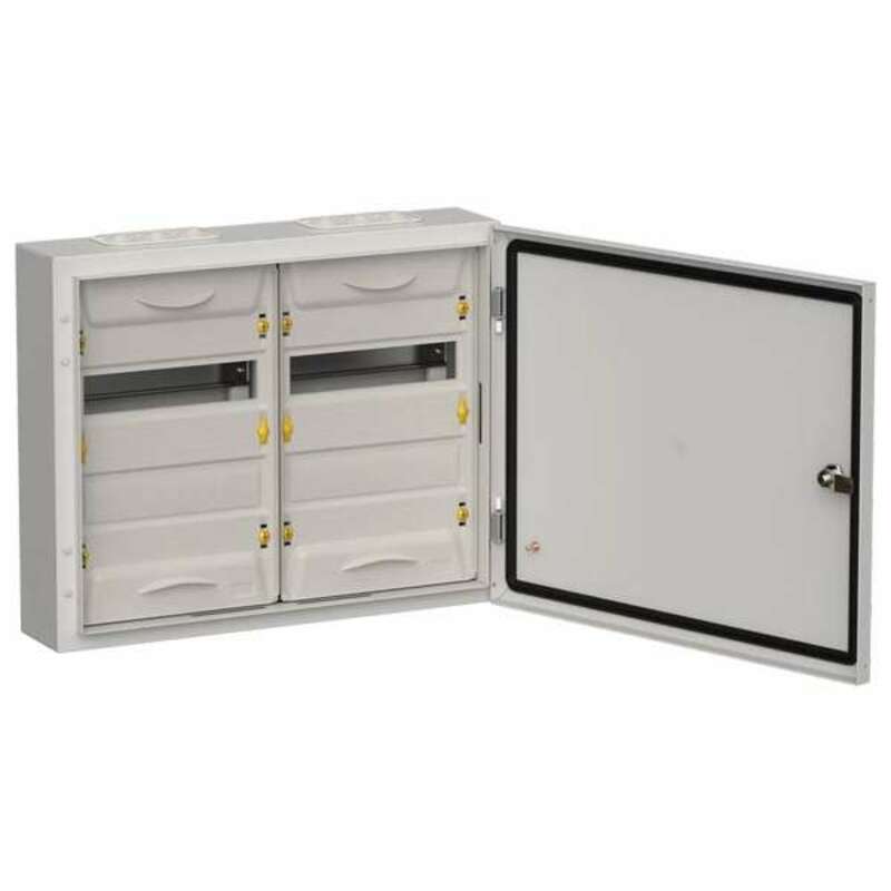 TITAN 5 Корпус мет. ЩРн-48 (2х24) 460х570х140 IP54 сер IEK