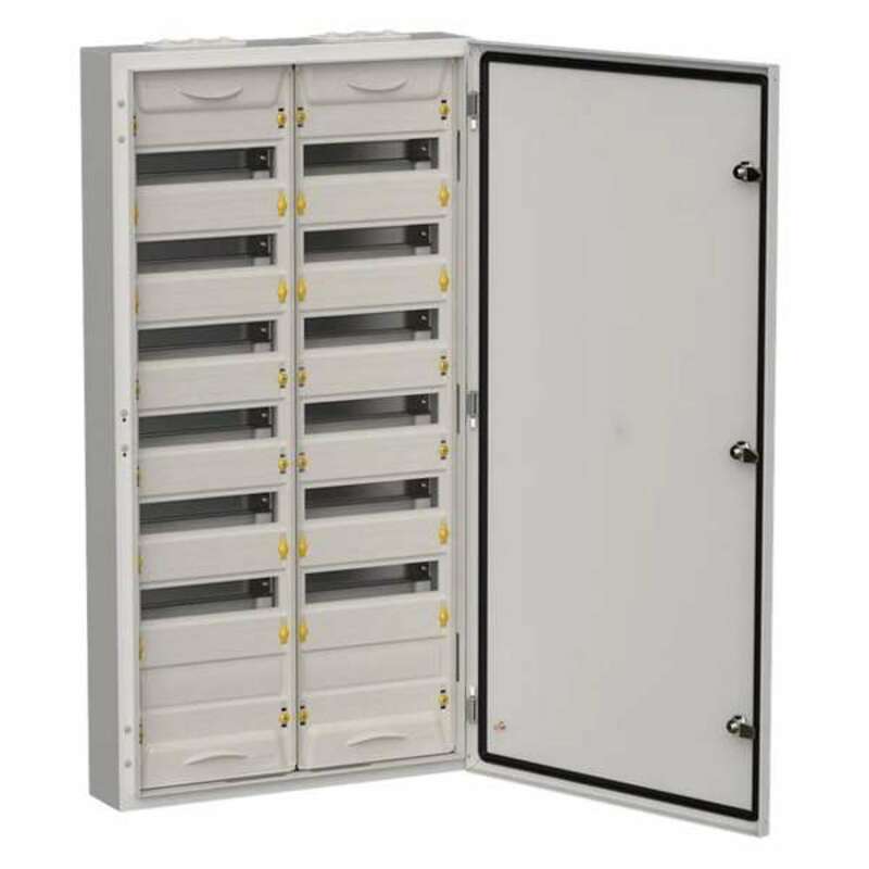 TITAN 5 Корпус мет. ЩРн-168 (2х84) 1085х570х140 IP54 сер IEK