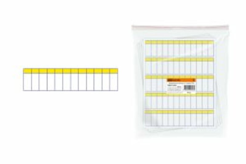 Маркировочная таблица на 12 модулей TDM