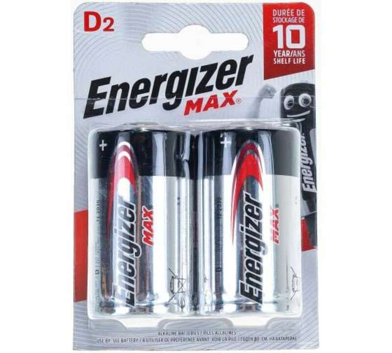 Элемент питания Energizer MAX LR20/373 BL2