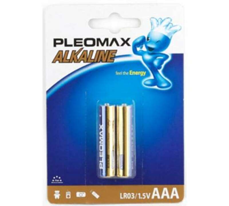 Батарейки Pleomax LR03-2BL Alkaline (20/400/19200)