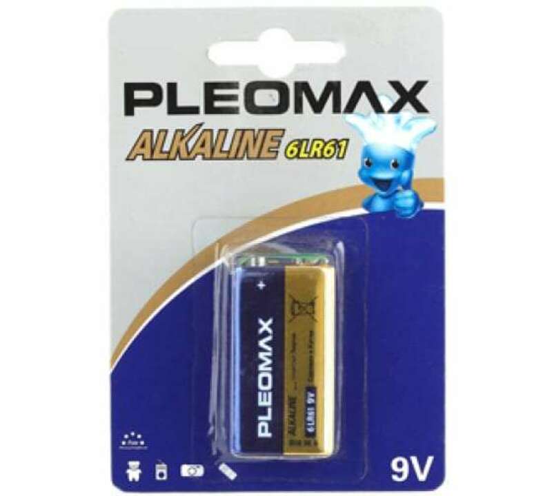 Батарейки Pleomax 6LR61-1BL Alkaline (10/200/7200)