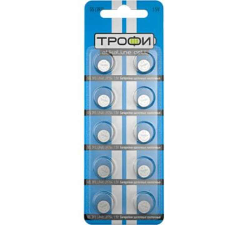 Батарейки Трофи G5 (393) LR754, LR48 ENERGY POWER Button Cell (200/1600/134400)