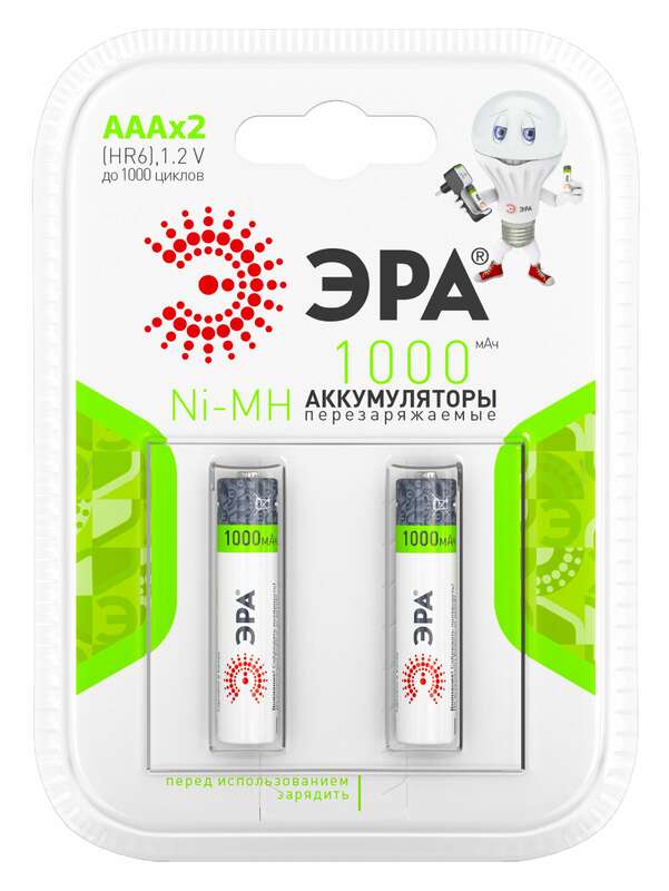 ЭРА HR03-2BL 1000mAh (20/240/16800)