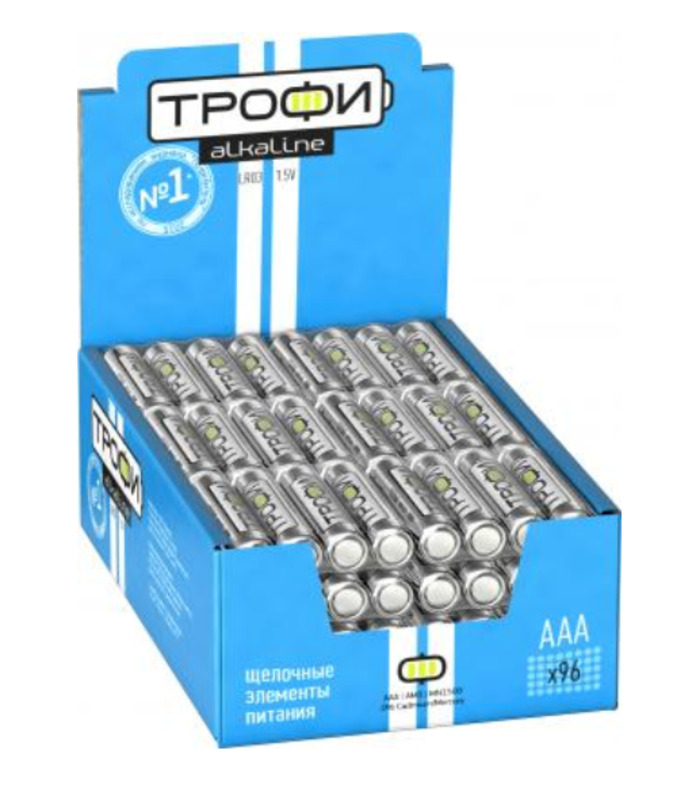 Батарейки Трофи LR03-4S promo-box ENERGY POWER Alkaline (96/384/36864)