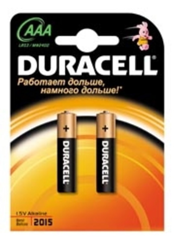 Батарейки Duracell 5006609 LR03-2BL BASIC NEW (2/20/12000)