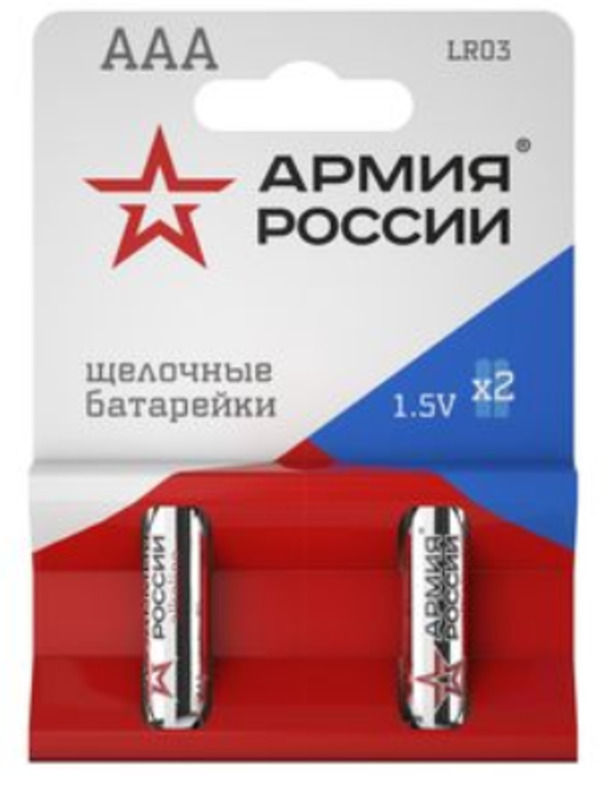 АРМИЯ РОССИИ LR03-2BL (40/480/24960)