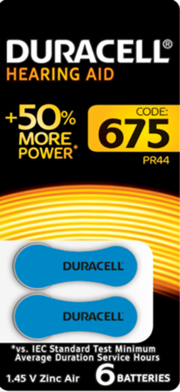 Duracell ZA675-6BL (60/600/54000)