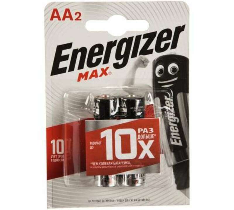 Батарейка Energizer MAX Alk E91/AA BP2