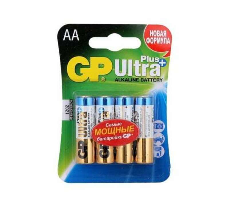 не использовать Алкалиновые батарейки GP Ultra Plus Alkaline 15А АA - 4 шт. на блистере