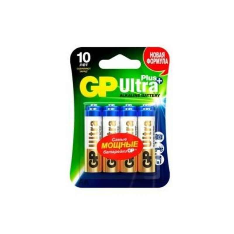 Алкалиновые батарейки GP Ultra Plus Alkaline 15А АA - 8 шт. на блистере