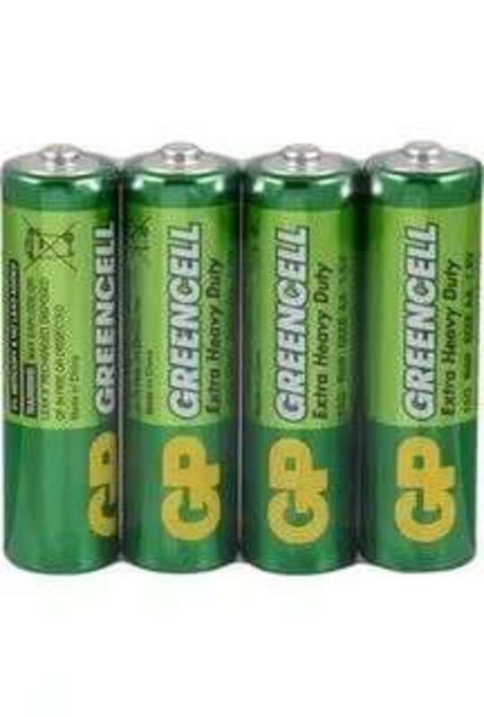 Солевые батарейки  GP GreenCell 15G AA - 4 шт. в пленке