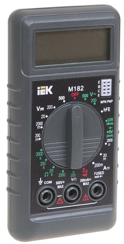 Мультиметр цифровой Compact M182 IEK