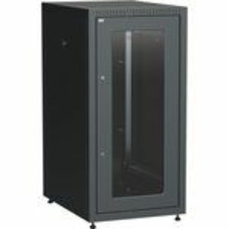 ITK LINEA N 24U 800х800мм перф. пер. дв. задн. металл. чер.