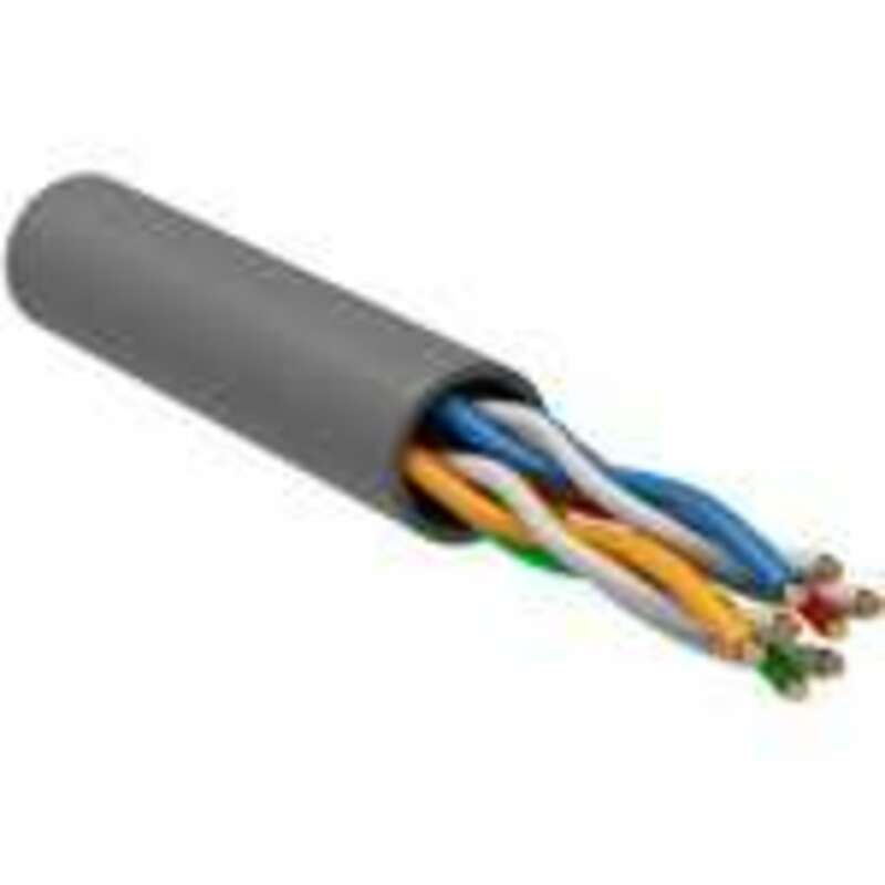 Каб. в. п. U/UTP кат. 5 CCA 4 пары PVC 1м сер. GENERICA
