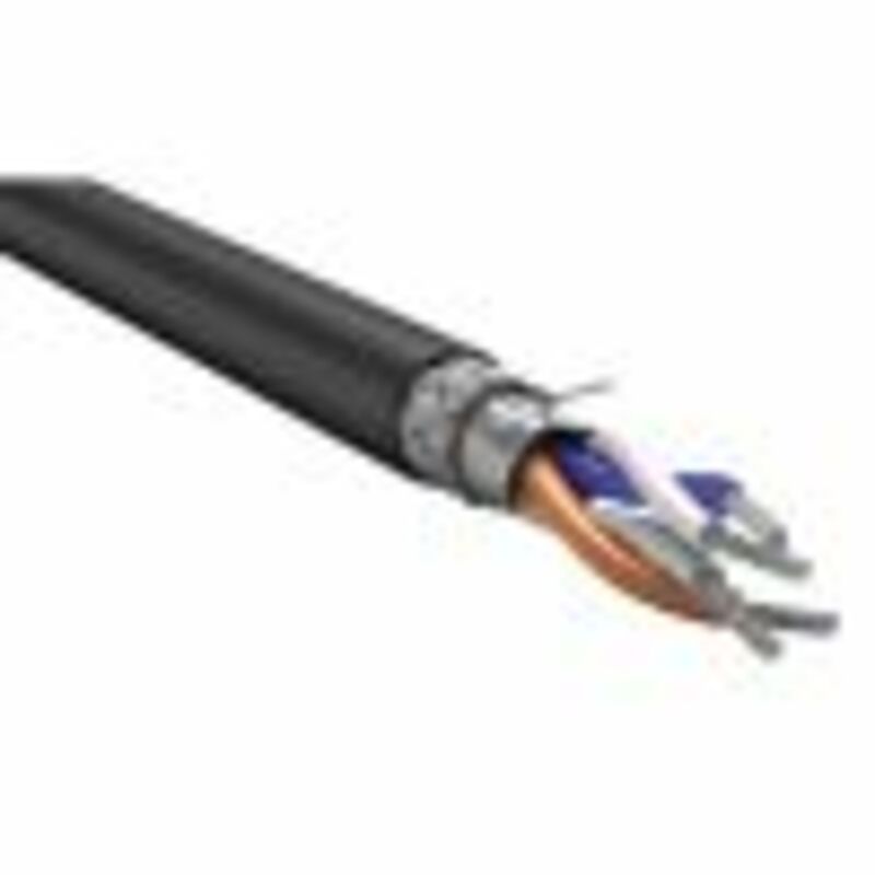 ITK Кабель RS-485 1х2х0,6 нг(А)-HF черный (200м)