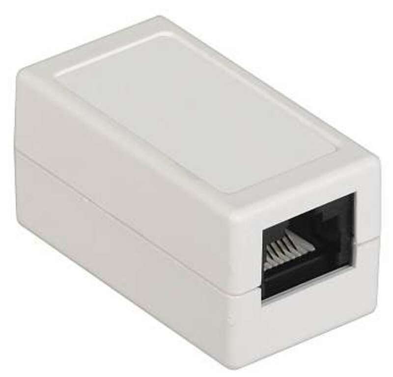 ITK Проходной адаптер кат. 6 UTP тип RJ45-RJ45