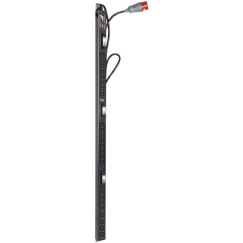 ITK BASE PDU PV1113 36U 3ф 32А 20C13 4C19 3м IEC60309