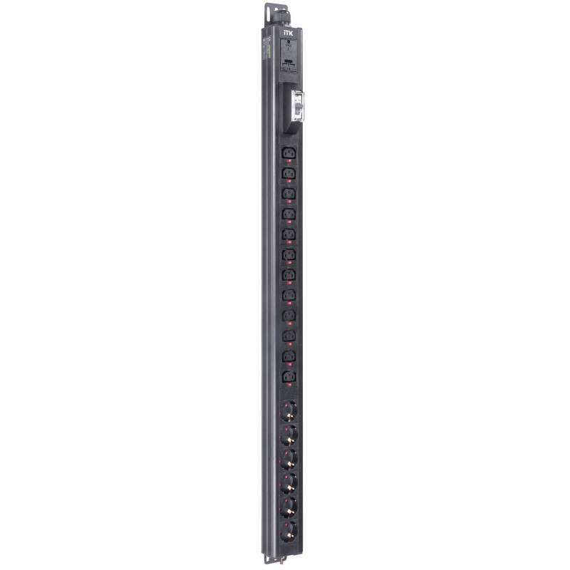 ITK BASE PDU PV1112 23U 1ф 32А 6SCHUKO 12C13 3м IEC60309