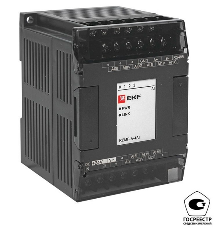 Модуль аналогового ввода REMF 4 PRO-Logic EKF (с поверкой)