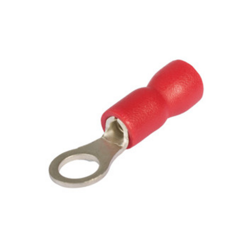 Наконечник НКИ 1,5-4 кольцо 1,5мм², под обжим, красный, уп.25шт